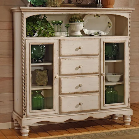 Tall Country Baker's Cabinet